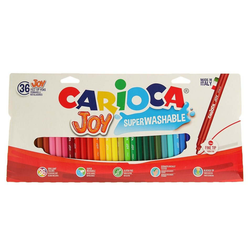 фломастеры набор 36 цветов CARIOCA Joy 40556 Италия