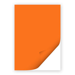 бумага самоклеящаяся А4 флуоресцентная матовая оранжевая 45210297