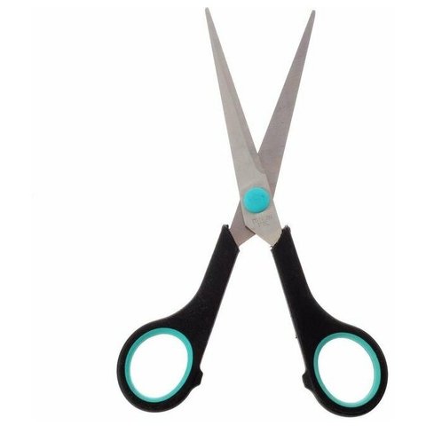 ножницы офисные 17см с пластиковыми прорезиненными ручками Dolce Costo D00172