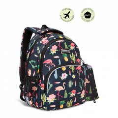 рюкзак для девочки GRIZZLY rg-260-13/1 фламинго черный