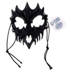 карнавальная маска Череп Дракона черный 9412870