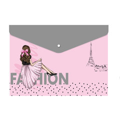 конверт на кнопке А4 Paris Fashion 240728