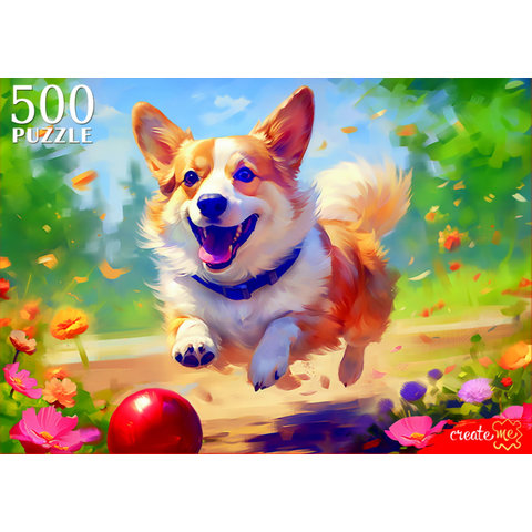 пазл 500 элементов Игривый Корги 0500 пазл 500 элементов Игривый Корги 0500