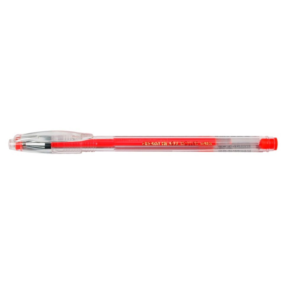 ручка гелевая CROWN 0.7мм HJR-500H оранжевая