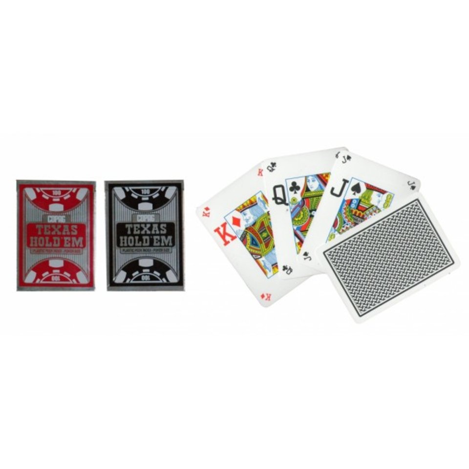 карты игральные Серебряный покер 100% пластик 54 листа 104008324