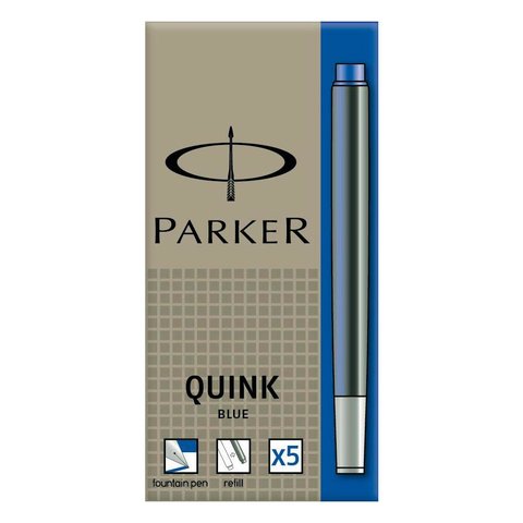 картридж PARKER QUINK для перьевых ручек Z11 синий