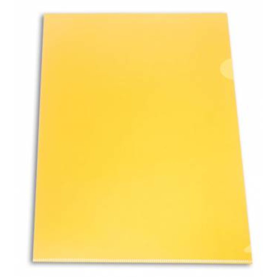 папка-уголок А4 0.18мм непрозрачный глянцевый E310N/1 816361 желтый