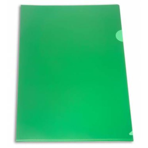 папка-уголок А4 0.18мм непрозрачный глянцевый E310N/1 816359 зеленый