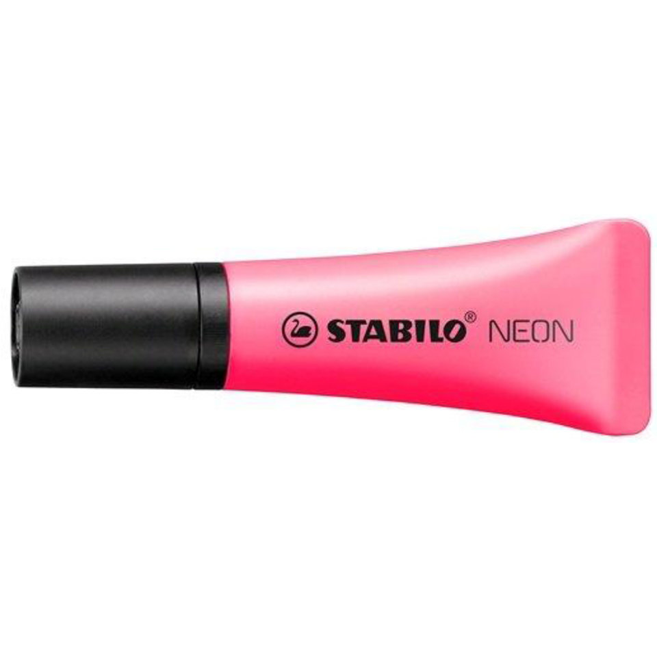 маркер текстовыделитель скошенный наконечник 2-5мм STABILO Neon розовый