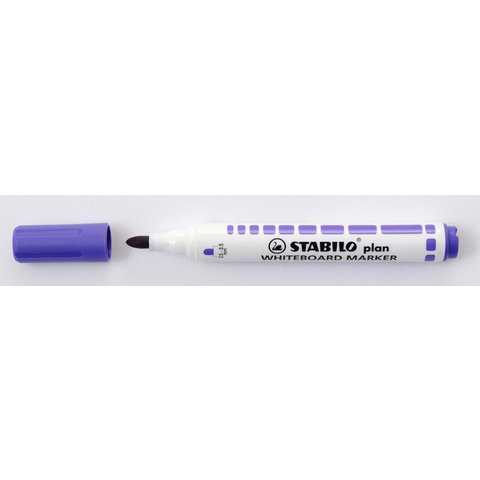 маркер для доски круглый наконечник STABILO Plan 64 фиолетовый