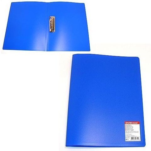 папка с боковым зажимом А4 Erich Krause 14471 синяя