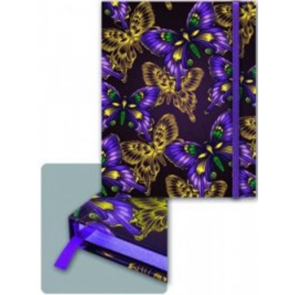 ежедневник недатированный А6 80л Порхающие бабочки 34016/24