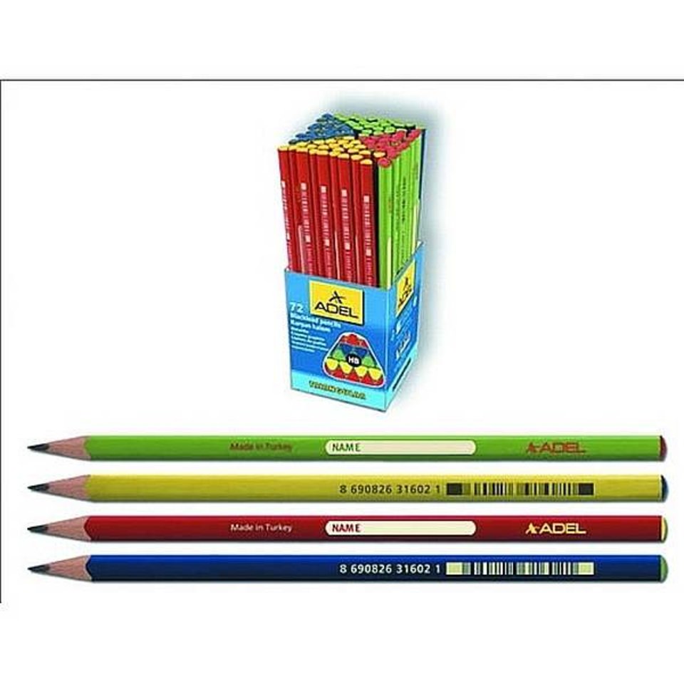 карандаш простой ADEL MINI TRIO трехгранный