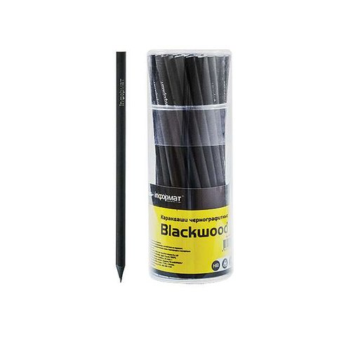 карандаш простой InFormat Blackwood Черное дерево трехгранные