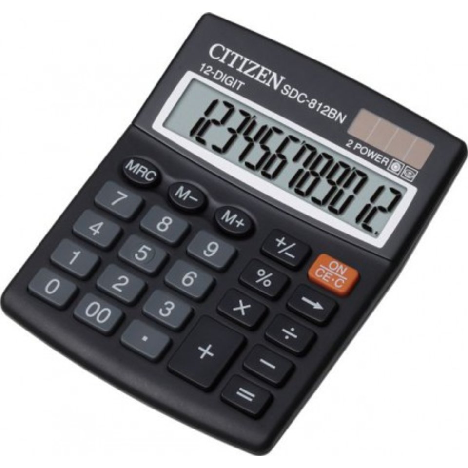калькулятор настольный 8 разрядный Citizen SDC 8001
