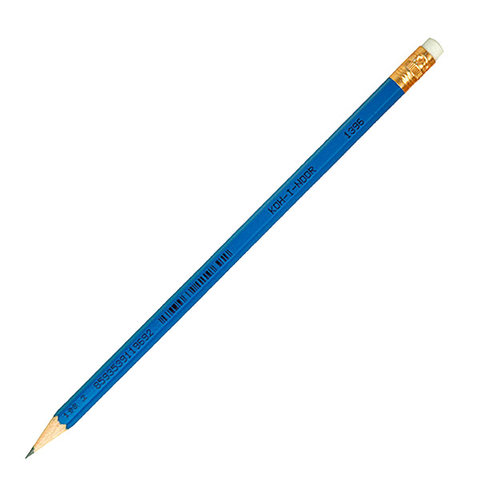карандаш простой KOH-I-NOOR 1396 шестигранный, ластик