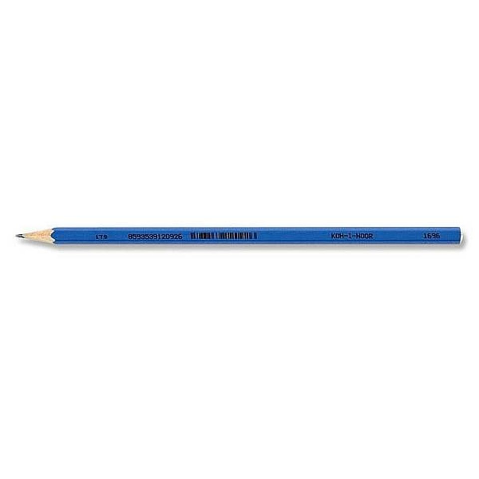 карандаш простой KOH-I-NOOR 1696 шестигранный,без ластика, твердость HB