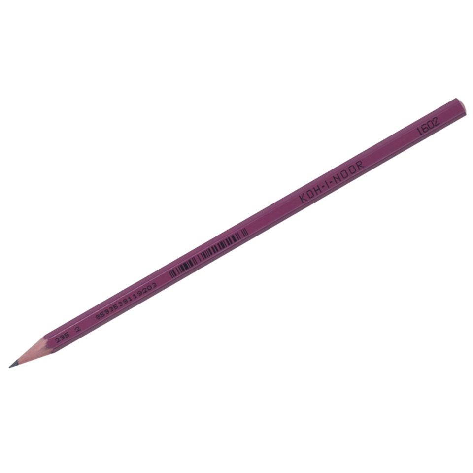 карандаш простой KOH-I-NOOR ASTRA 1602 шестигранный, без ластика