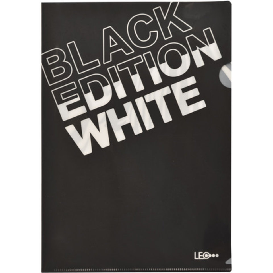 папка-уголок А4 с рисунком "Black Edition" L5601/490616