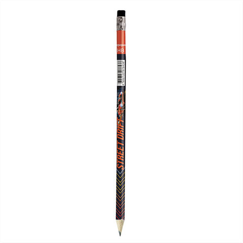 карандаш простой ScFormat Мир скорости круглый, ластик