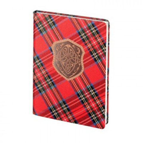 ежедневник недатированный А6 InFolio Scotland красный AZ403/red