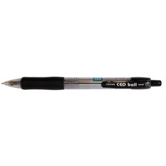 ручка шариковая CROWN автоматическая 2000R черная, чернила на масляной основе