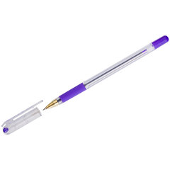 ручка шариковая Mun-Hwa MC Gold фиолетовая, масляная основа 0.5мм резиновая вставка