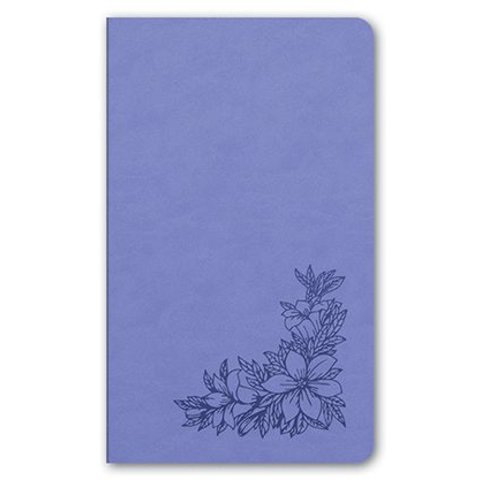 блокнот А5 128 листов Vivella клетка с тиснением сиреневый 01619