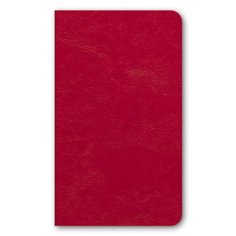 блокнот А6 72 листа Sarif без линовки тонированный блок красный