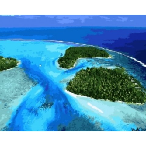 картина по номерам 40х50см GX22477 “Маленькие островки”