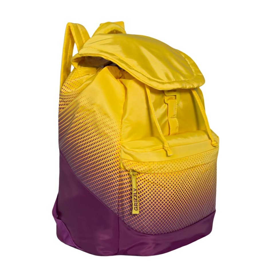 рюкзак для девочки RD-748-1/1 желтый Grizzly