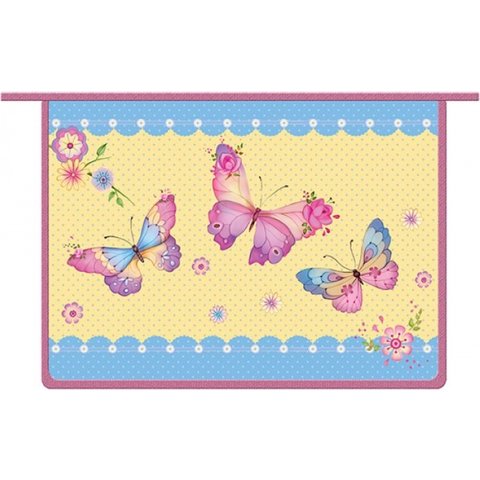 папка для тетрадей А4 Бабочки на молнии 43646