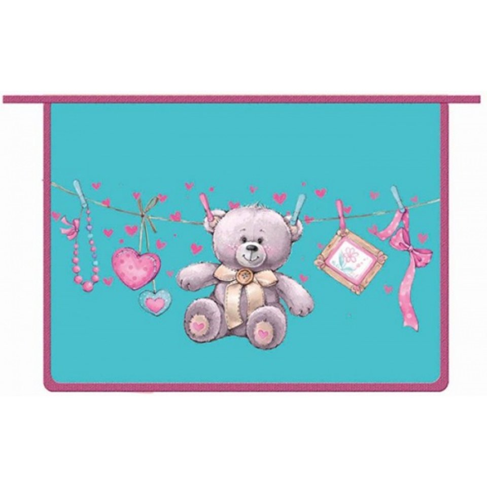 папка для тетрадей А4 Медвежонок на молнии 43601