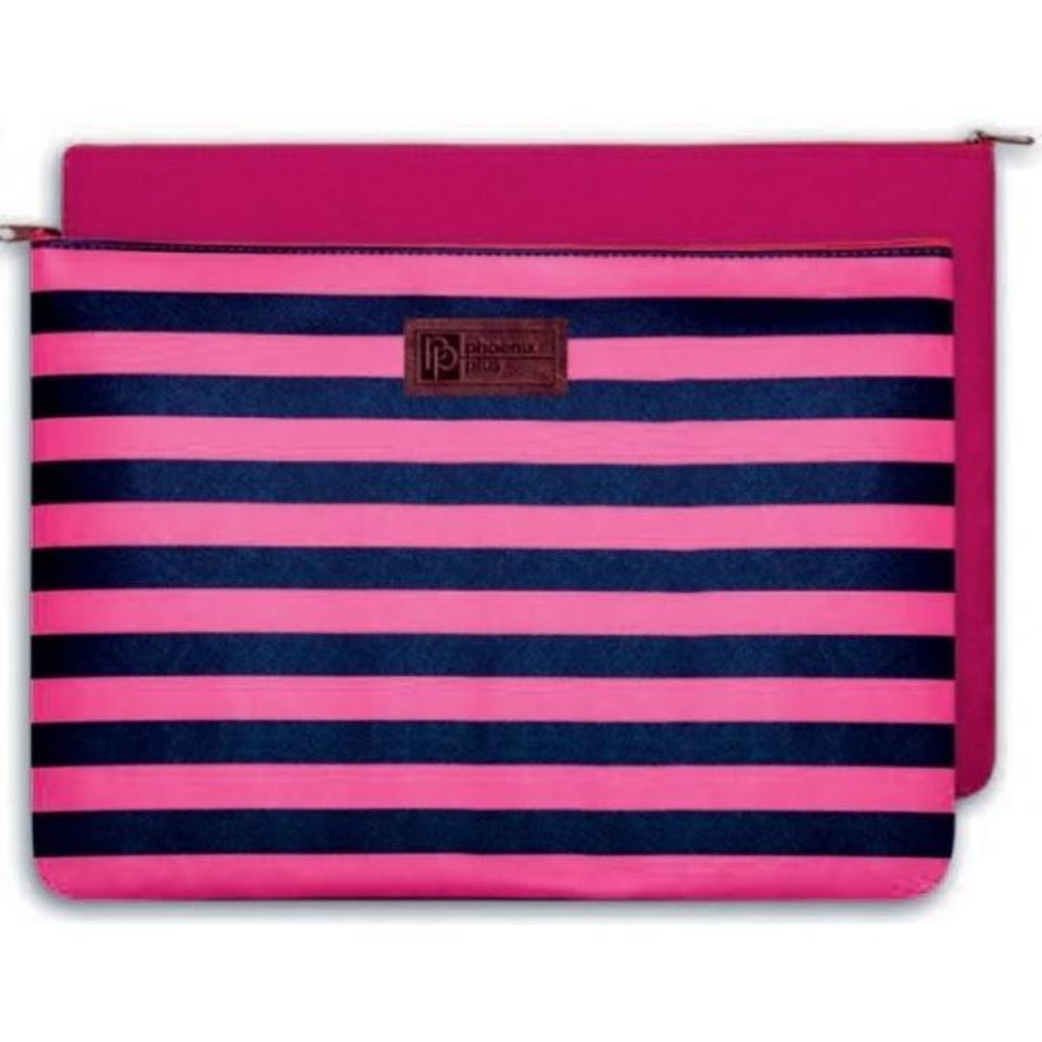 папка для тетрадей А4 Цветные полоски на молнии 44156