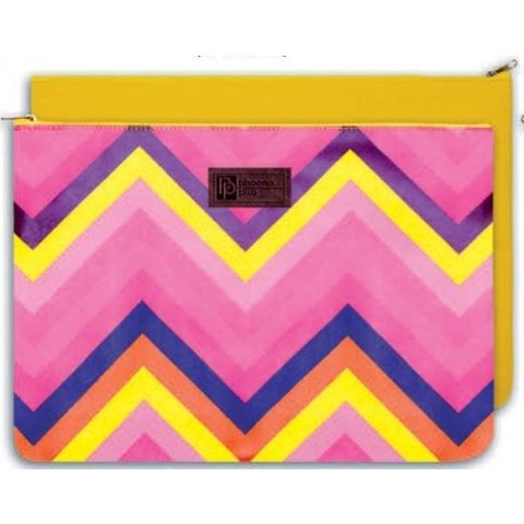 папка для тетрадей А4 Яркий зигзаг на молнии 44155