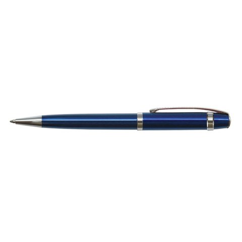 ручка шариковая Berlingo Velvet Classic синий цвет корпуса, пластиковый футляр