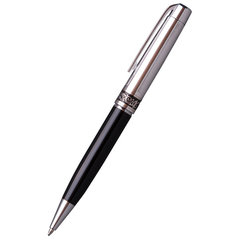 ручка шариковая Manzoni Trento черный цвет, подарочный футляр