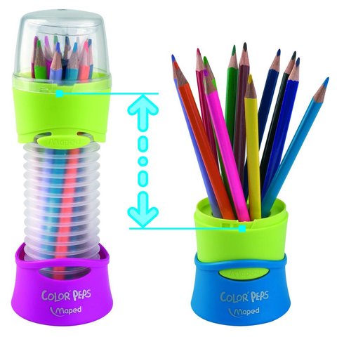 цветные карандаши 12 цветов MAPED Color Peps Flex Box 683212