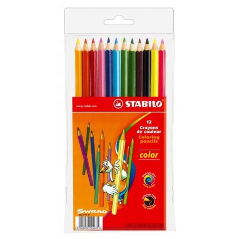 цветные карандаши 12 цветов STABILO Color Шестигранные 1212-77-01