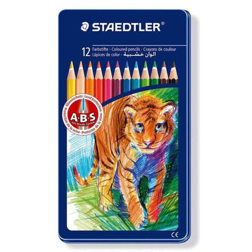 цветные карандаши 12 цветов STAEDTLER Noris Club Шестигранные 145AM12