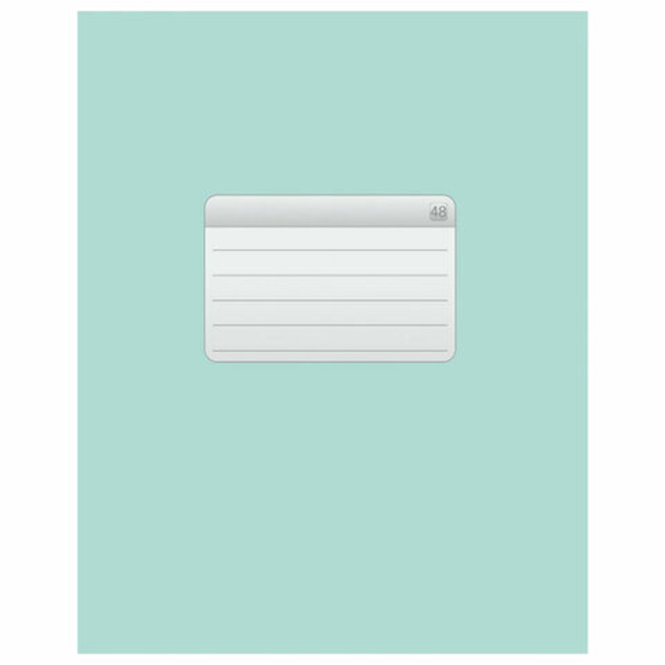 тетрадь 48 листов однотонная в клетку 404487