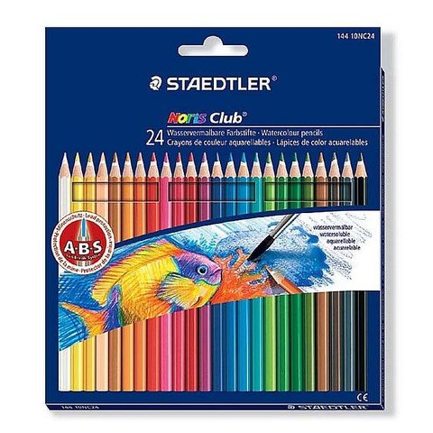 цветные карандаши 24 цвета STAEDTLER Noris Club 14410NC24