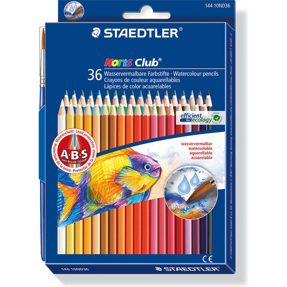 цветные карандаши 36 цвета STAEDTLER Noris Club 14410ND36