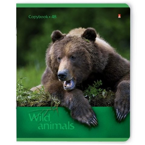 тетрадь 48 листов В мире животных 7-48-337 в клетку