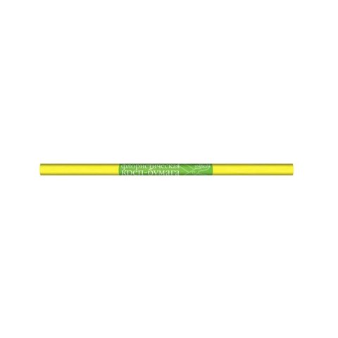 цветная бумага креповая флористическая 90г желтый 2-052/18 35г/м 100%