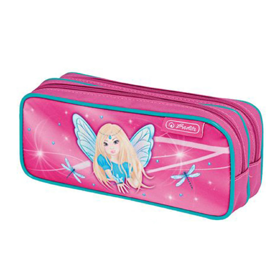 косметичка для девочки 50008704 HERLITZ Girls Фея 2 молнии