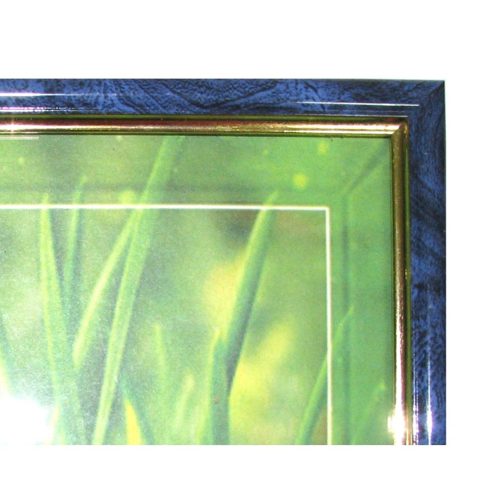 рамка для фото 30х40см Пластиковая Бирюза