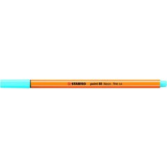 ручка капиллярная STABILO POINT 0.4мм Супер тонкий наконечник неоновый голубой