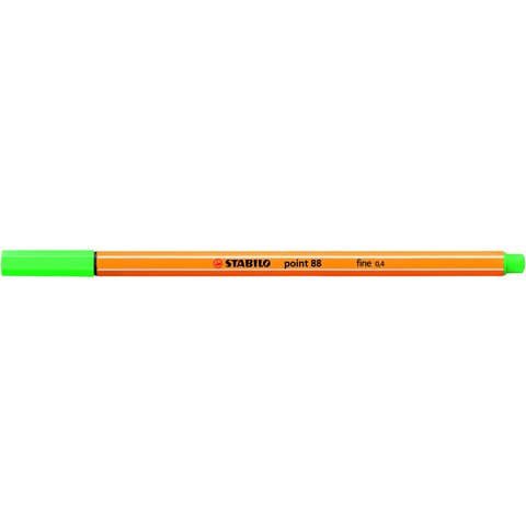 ручка капиллярная STABILO POINT 0.4мм Супер тонкий наконечник светло-изумрудная