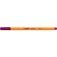 ручка капиллярная STABILO POINT 0.4мм Супер тонкий наконечник пурпурная